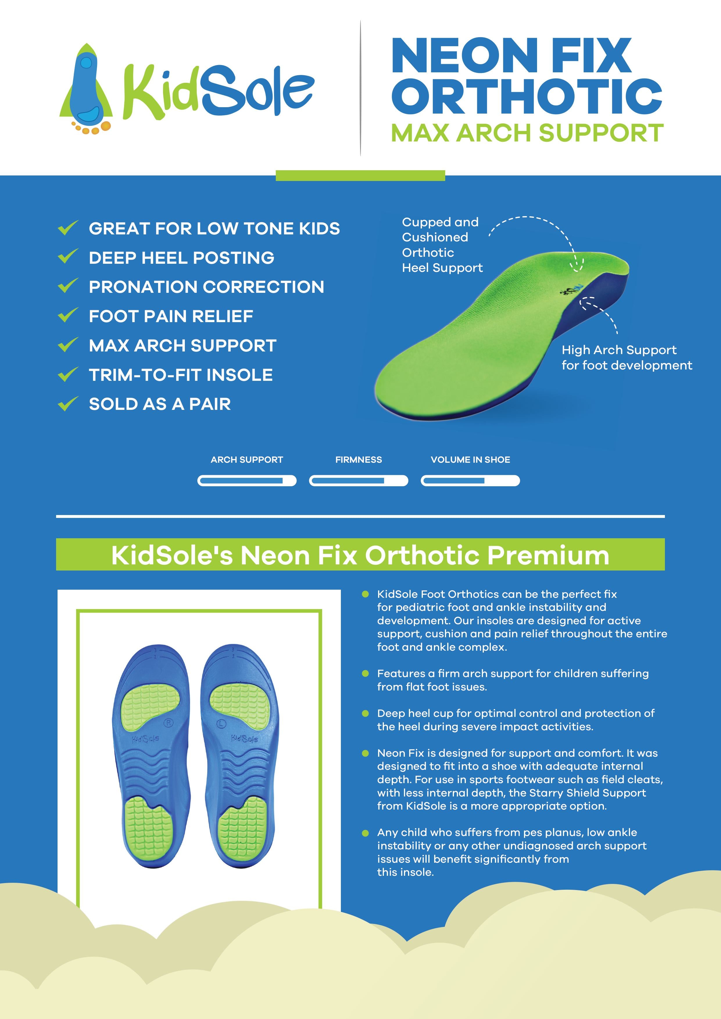 Neon Fixed Neon Fix Orthotic - Max Arch Support