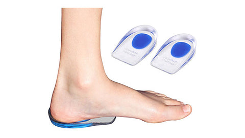 2 Pairs of Lightweight Gel Heel Cups