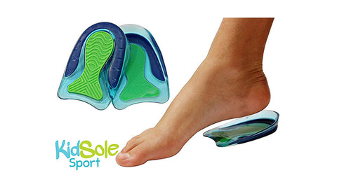 KidSole Sport Traction Shock Absorbing Lightweight Gel Heel Cups (2 pairs)